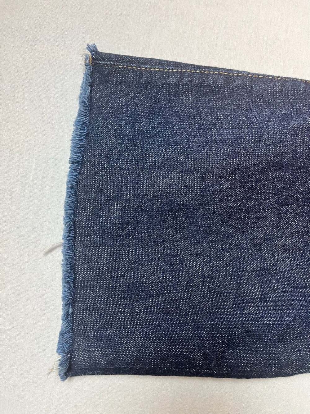 Oliver Logan Dark Wash Denim High Rise Cropped Raw Hem Jeans Size 30 - Picture 4 of 7